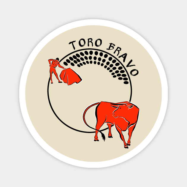 bullfighting Magnet by VicaVeresk